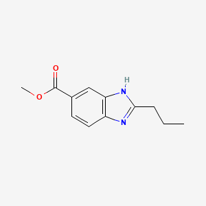 2-Propyl-1H-benzoimidazole-5-carboxylic acid methyl ester