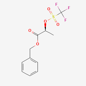 (S)-2-(trifluoromethanesulphonyloxy)propionic acid benzyl ester