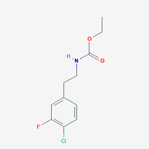 [2-(4-Chloro-3-fluoro-phenyl)-ethyl]-carbamic acid ethyl ester