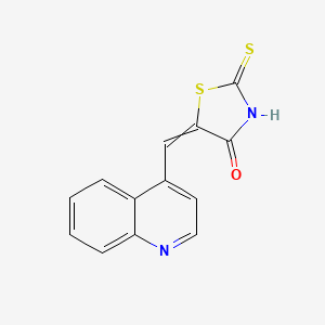 5-[(4-Quinolinyl)methylene]-2-thioxo-4-thiazolidinone