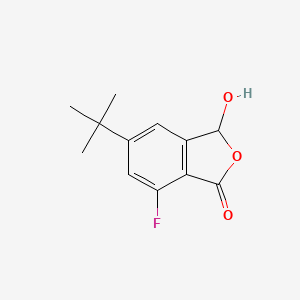 5-tert-Butyl-7-fluoro-3-hydroxy-3H-isobenzofuran-1-one