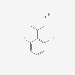 molecular formula C9H10Cl2O B8390096 2-(2,6-Dichlorophenyl)propan-1-ol 