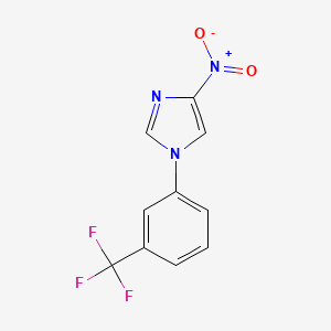 4-nitro-1-{3-(trifluoromethyl)phenyl}-1H-imidazole