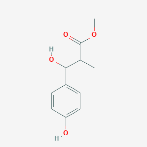 3-Hydroxy-3-(4-hydroxy-phenyl)-2-methyl-propionic acid methyl ester
