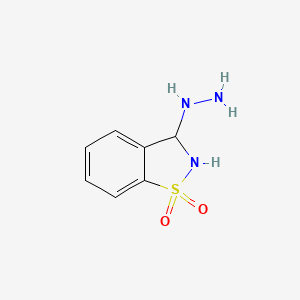 3-hydrazino-2H,3H-1,2-benzisothiazole 1,1-dioxide