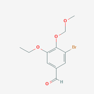 3-Bromo-5-ethoxy-4-(methoxymethoxy)benzaldehyde