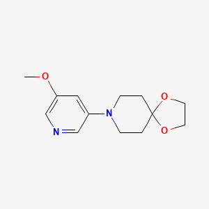 8-(5-Methoxypyridin-3-yl)-1,4-dioxa-8-azaspiro[4.5]decane