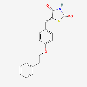 5-[4-(2-Phenylethoxy)phenylmethylene]-2,4-thiazolidinedione