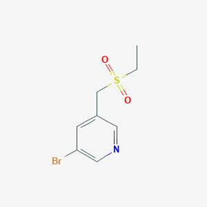 3-Bromo-5-[(ethylsulfonyl)methyl]pyridine