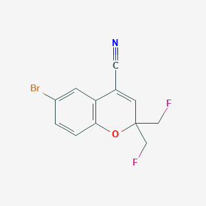 6-bromo-4-cyano-2,2-bis(fluoromethyl)-2H-1-benzopyran