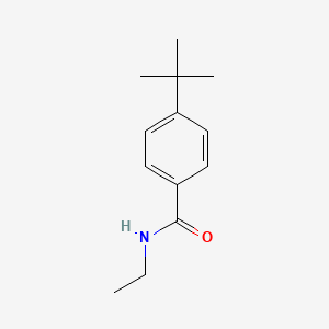 molecular formula C13H19NO B8390759 4-tert-butyl-N-ethylbenzamide 