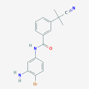 N-(3-amino-4-bromophenyl)-3-(2-cyanopropan-2-yl)benzamide
