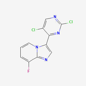 3-(2,5-Dichloropyrimidin-4-yl)-8-fluoroimidazo[1,2-a]pyridine