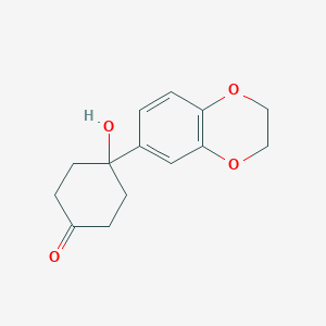 4-(1,4-Benzodioxan-6-yl)-4-hydroxycyclohexanone