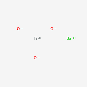 molecular formula BaO3Ti B083910 Barium titanium oxide CAS No. 12047-27-7