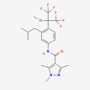 molecular formula C21H25F6N3O2 B8391007 N-Des(isobutyraldehyde) Pyflubumide 