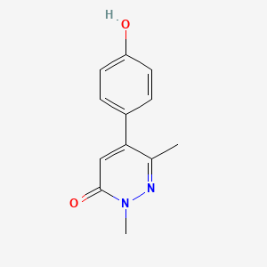5-(4-Hydroxy-phenyl)-2,6-dimethyl-2H-pyridazin-3-one