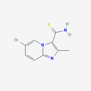 6-Bromo-2-methylimidazo[1,2-a]pyridine-3-carbothioamide