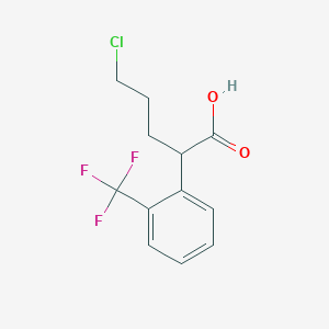 5-Chloro-2-(2-trifluoromethyl-phenyl)-pentanoic acid