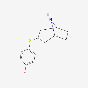 3-(4-Fluorophenylsulfanyl)-8-azabicyclo-(3.2.1)-octane