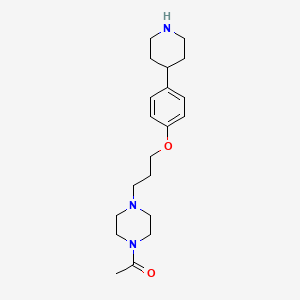 4-[4-[3-(4-Acetylpiperazin-1-yl)propoxy]phenyl]piperidine
