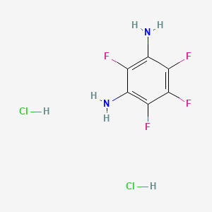 molecular formula C6H6Cl2F4N2 B8391186 m-Phenylenediamine, tetrafluoro-, dihydrochloride CAS No. 63886-77-1