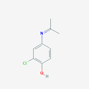 2-Chloro-4-isopropylideneamino-phenol