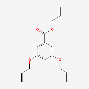 molecular formula C16H18O4 B8391343 Allyl 3,5-bis(allyloxy)benzoate 