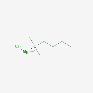 molecular formula C7H15ClMg B8391345 1,1-Dimethylpentylmagnesium chloride 