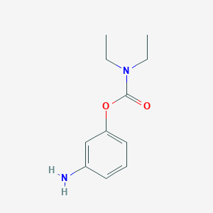 molecular formula C11H16N2O2 B8391488 (3-aminophenyl) N,N-diethylcarbamate 