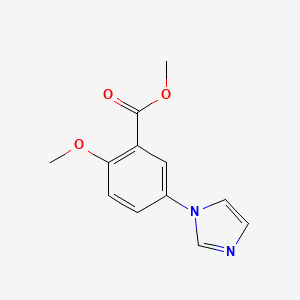 5-(1H-Imidazol-1-yl)-2-methoxybenzoic acid, methyl ester