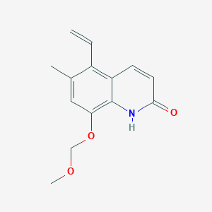 8-Methoxymethoxy-6-methyl-5-vinyl-1H-quinolin-2-one