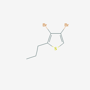 3,4-Dibromo-2-propylthiophene