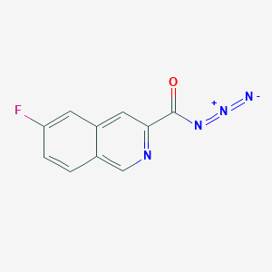 6-Fluoro-isoquinoline-3-carbonyl azide