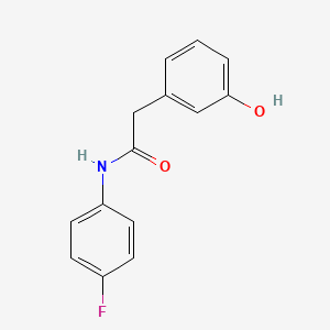 N-(4-Fluorophenyl)-2-(3-hydroxyphenyl)acetamide