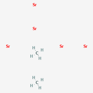molecular formula C2H8Sr5 B083920 Strontium carbide CAS No. 12071-29-3