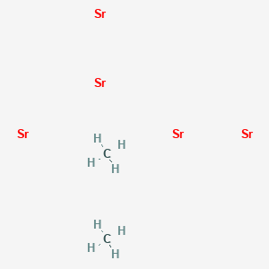 molecular formula C2H8Sr5 B083920 Strontium acetylide (Sr(C2)) CAS No. 12071-29-3