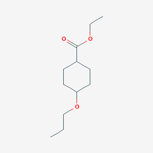 trans-Ethyl 4-(propyloxy)cyclohexanecarboxylate