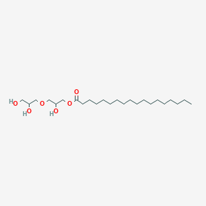 molecular formula C24H48O6 B083921 3-(2,3-Dihydroxypropoxy)-2-hydroxypropyl stearate CAS No. 12694-22-3