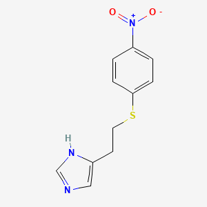 4-[2-(4-Nitrophenylthio)ethyl]-1H-imidazole