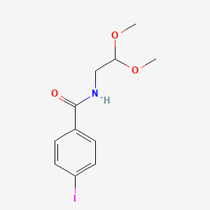 N-(2,2-dimethoxyethyl)-4-iodobenzamide