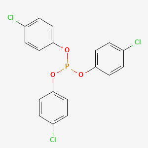 molecular formula C18H12Cl3O3P B8392184 Tris(4-chlorophenyl) phosphite CAS No. 5679-61-8
