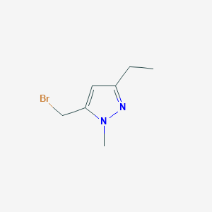 5-(bromomethyl)-3-ethyl-1-methyl-1H-pyrazole