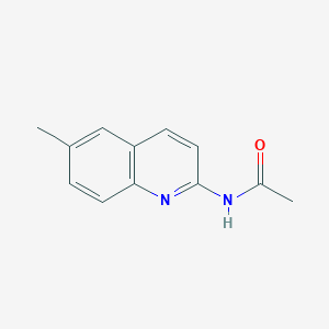 molecular formula C12H12N2O B8392324 N-(6-methylquinolin-2-yl)acetamide CAS No. 863549-39-7