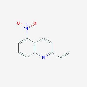 molecular formula C11H8N2O2 B8392344 5-Nitro-2-vinylquinoline 