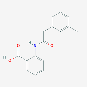 molecular formula C16H15NO3 B8392376 N[(3-methylphenyl)acetyl]anthranilic acid 
