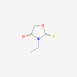 molecular formula C5H7NO2S B083924 3-Ethyl-2-thioxo-4-oxazolidinone CAS No. 10574-66-0