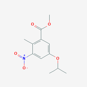 Methyl 5-isopropoxy-2-methyl-3-nitrobenzoate