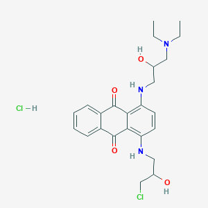 1-(3-Diethylamino-2-hydroxypropylamine)-4-(3-chloro-2-hydroxypropylamine)anthraquinone