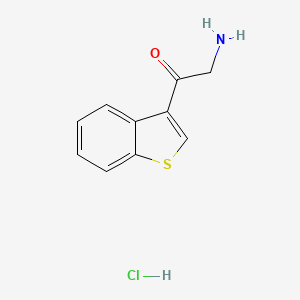 2-Amino-1-benzo[b]thiophen-3-yl-ethanone hydrochloride